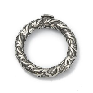 Kopča Alka, nehrđajući čelik SS316, za kožu, lance, nakit, vel.23,3x3,7 mm,1 kom , SS22
