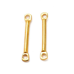 Link od nehrđajućeg čelika SS304 vel.15x3x1 mm, boja:zlatna, 10 kom SS125