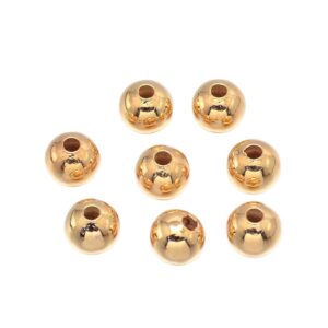 Rondela nehrđajući čelik SS304 vel 4x3,5 mm rupa 1,5 mm, pozlaćeno 18 karat.zlatom, 20 kom, SS106