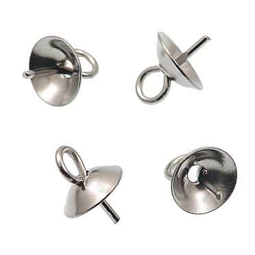 Kopča za privjesak nehrđajući čelik SS304, vel. 6x8 mm, boja: inox 4 kom, SS5 - Slika 2