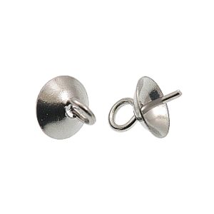 Kopča za privjesak nehrđajući čelik SS304, vel. 6x8 mm, boja: inox 4 kom, SS5