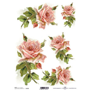 Decoupage papir, rižin vel 230x297 mm