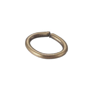 Alka ovalna antik mesing vel.6,5x4,5x0,7 mm 10 kom