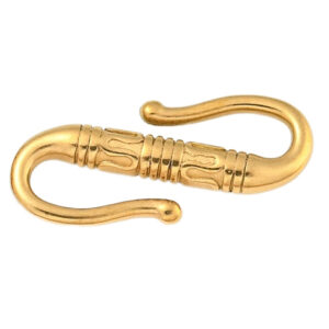 Kopča S , nehrđajući čelik SS304 vel 22,5x9,5x3 mm, ION pozlata, 1 kom, SS22