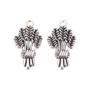 Privjesak Lavanda vel.24,5x13x3 mm, 4 kom, boja: antik srebro MD63
