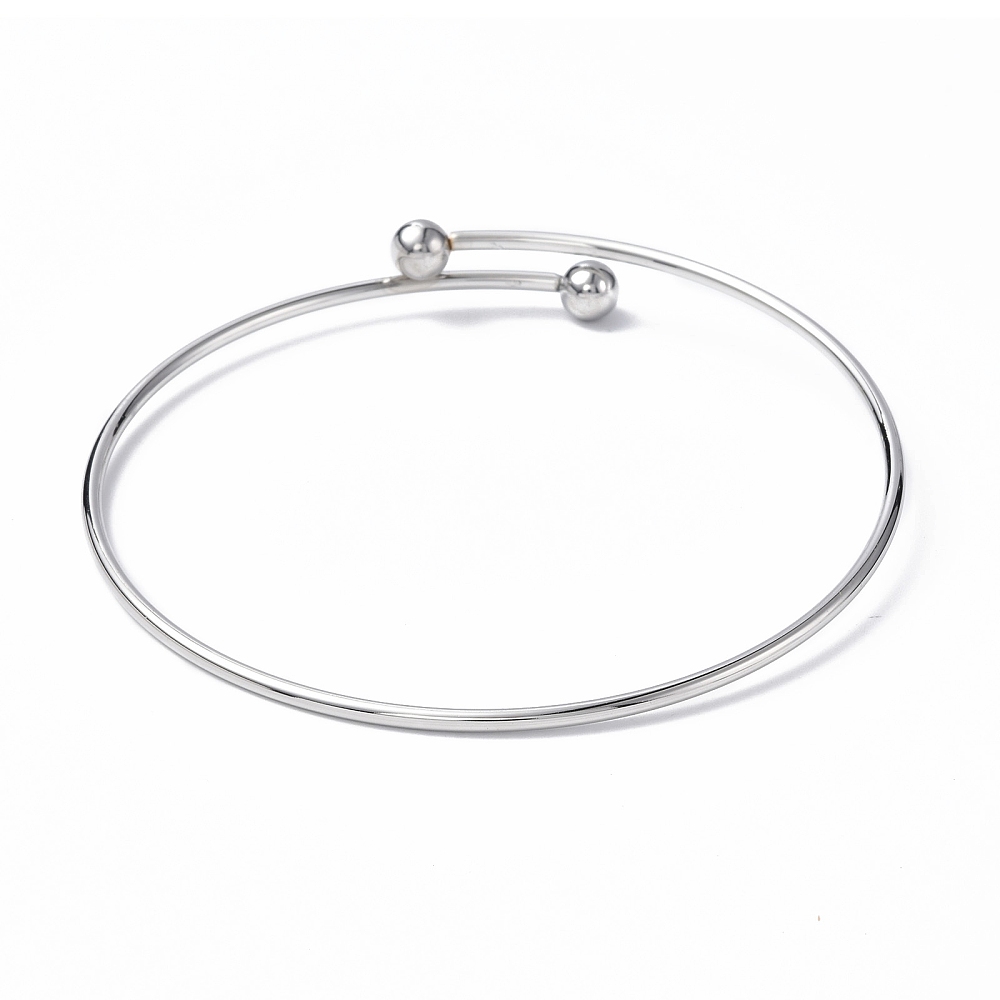 Narukvica nehrđajući čelik SS304 vel. 71 mm, boja: inox , 1 kom, SS23 - Slika 2