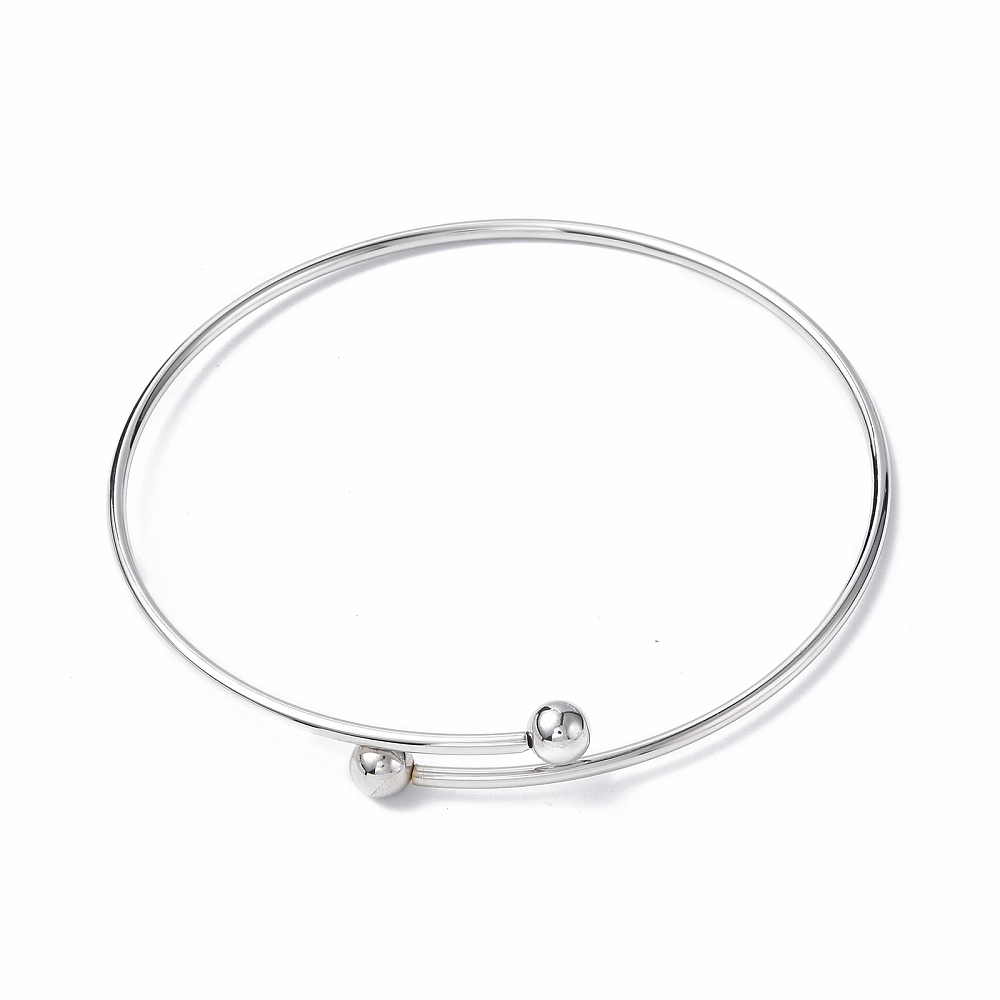 Narukvica nehrđajući čelik SS304 vel. 71 mm, boja: inox , 1 kom, SS23 - Slika 3