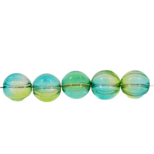 Perlica češka prešana melon 8 mm, 24 kom