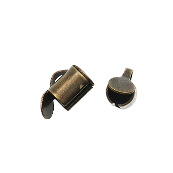 Terminal slider, mjed antique bronca, 6x6x4 mm 10 kom - Slika 2
