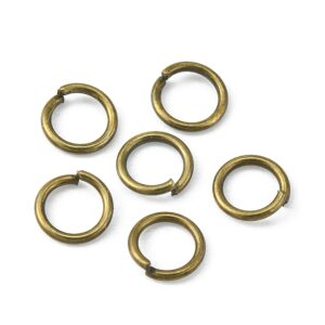 Alka okrugla antik mesing 5x0,7 mm 10 kom