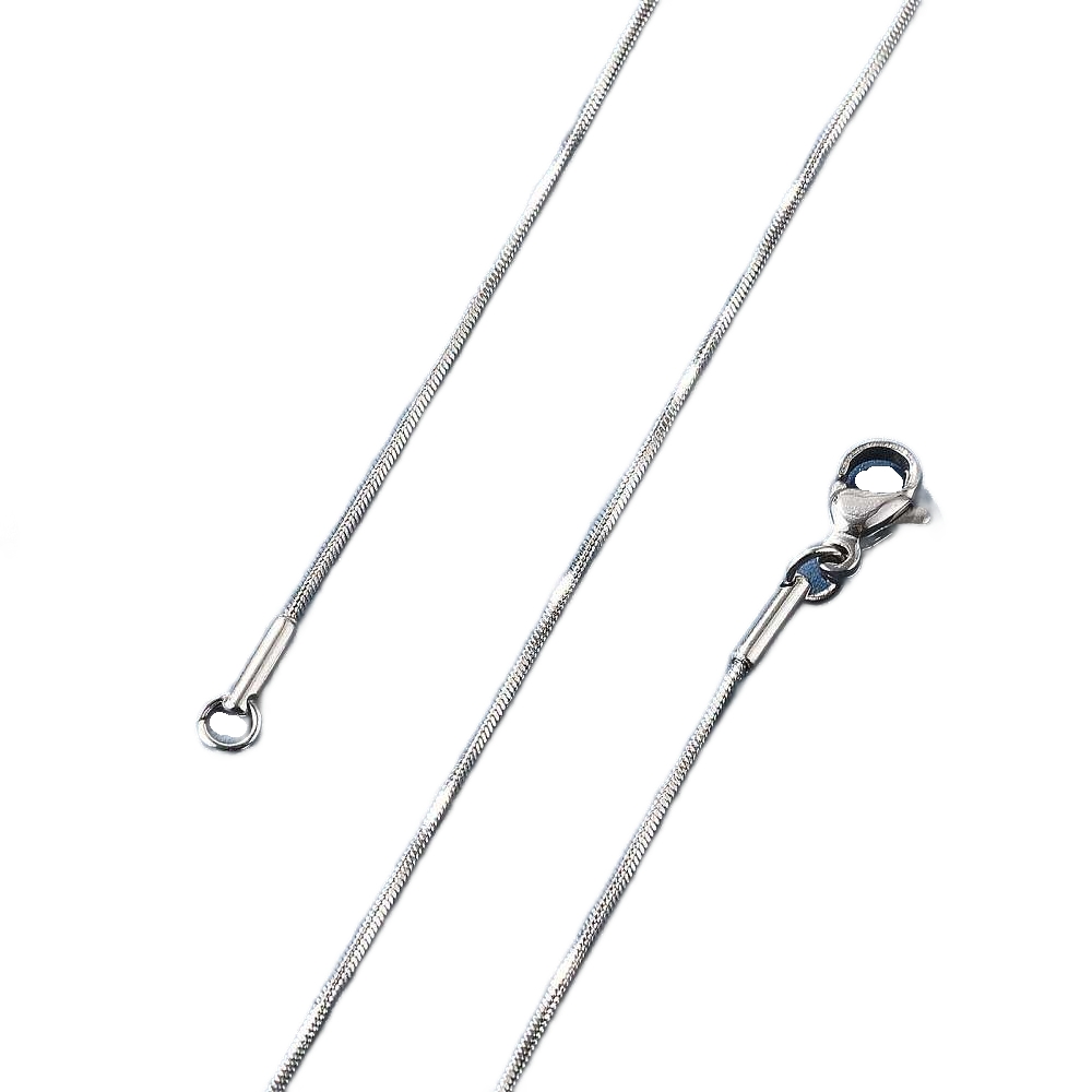 Lančić Snake nehrđajući čelik inox boje 45 cm