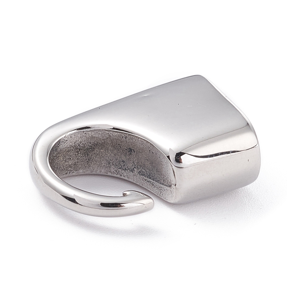 Kopča nehrđajući čelik za kožu, 18x13x7 i 16,5x13x7,5 mm,1 kom, boja:inox, SS304 - Slika 6