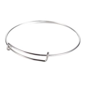 Narukvica od nehrđajučeg čelika, boja inox,vel. 65 mm
