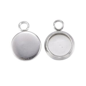 Podloga caboshon 6 mm, nehrđajući čelik, boja: inox 10 kom, SS304