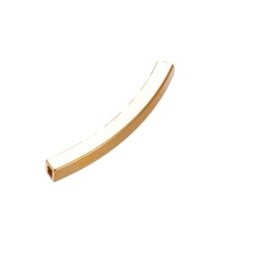 Tuba nehrđajući čelik, pozlata, 30x3x3mm, 1 kom, SS304