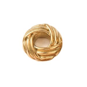Rondela nehrđajući čelik pozlata 18K zlatom 8x4-4 mm, ION pozlata