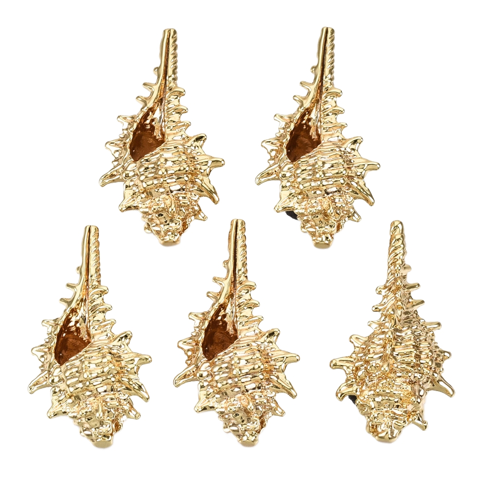 Privjesak Volak, mjed, pozlata 18K zlatom, 20x11x9 mm, bez nikla, kadmija i olova - Slika 3