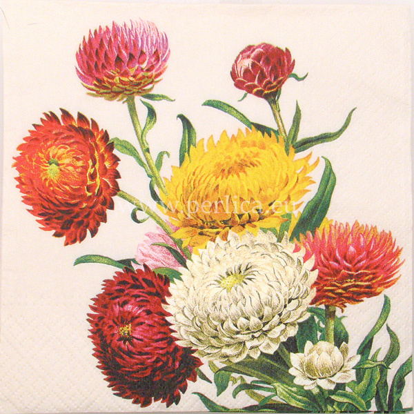 Salveta "Fire of flowers"  C58