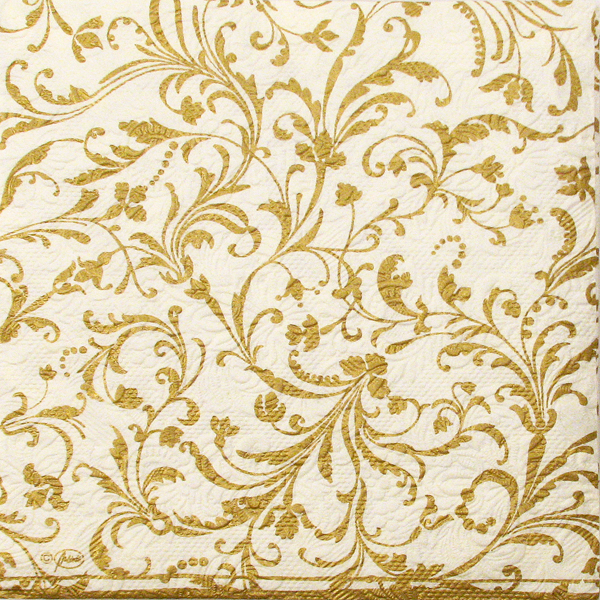 Salveta Elegance damask gold GSZ5