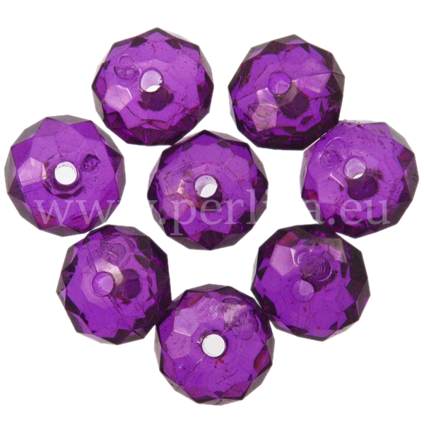 Perlica facetrina 12x7mm, 25 kom, PL8