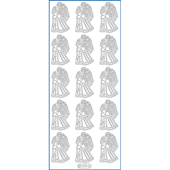 Naljepnice konture,zlatne