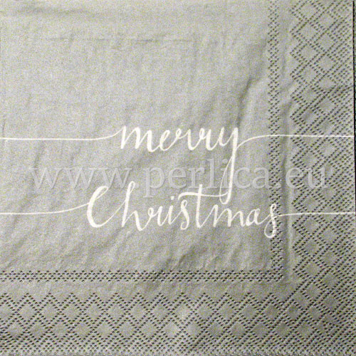 Salveta "Merry Christmas" silver SK1