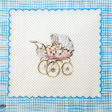 Salveta "For my little baby" lt.blue D10