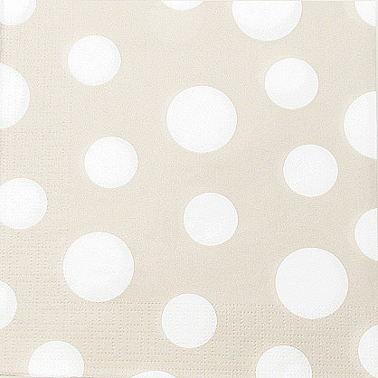Salveta "Spots taupe" G29