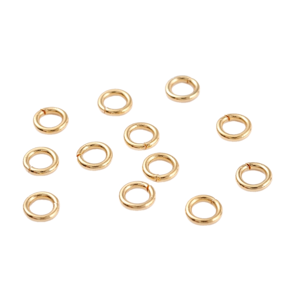 Alka SS304 5x1 mm, 10 kom, pozlata 18 kta zlatomSS6