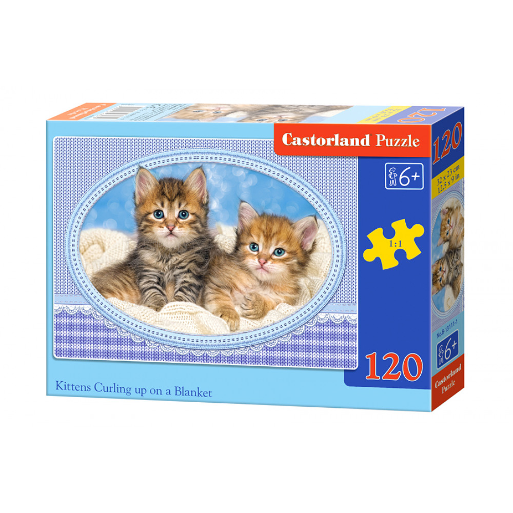 Puzzle 120 el. "Kittens Curling up" PA2