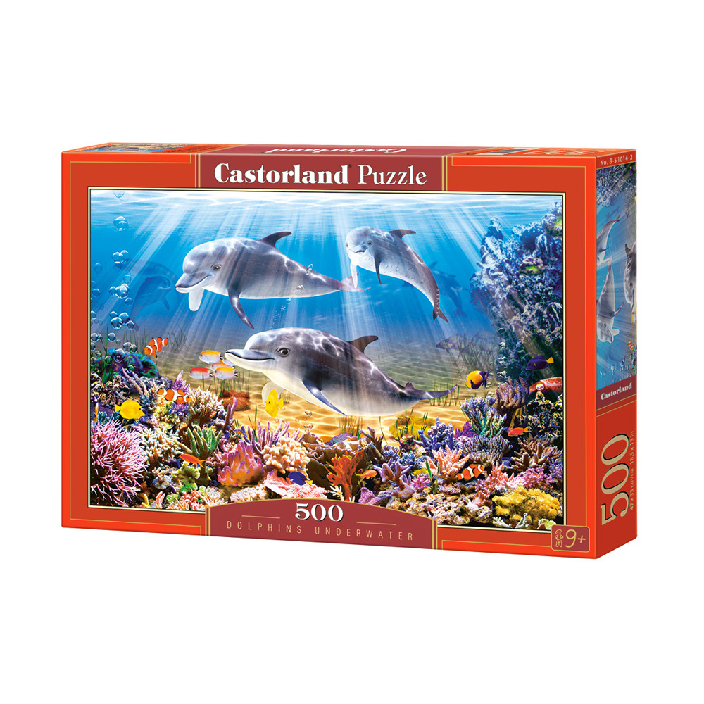 Puzzle 500 el. "Dolphins Underwater" PA2