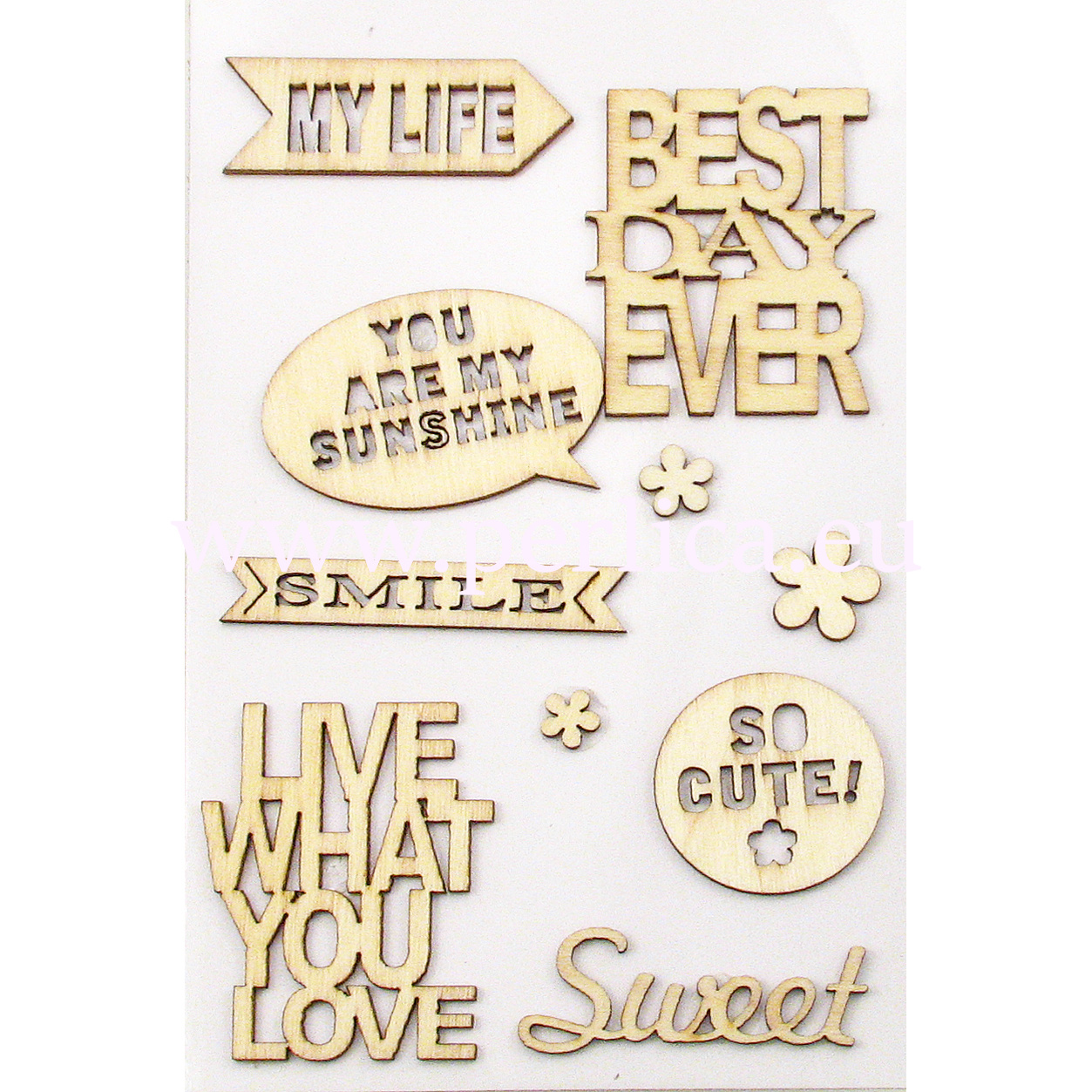 Drveni natpisi , 10 kom, DRV2