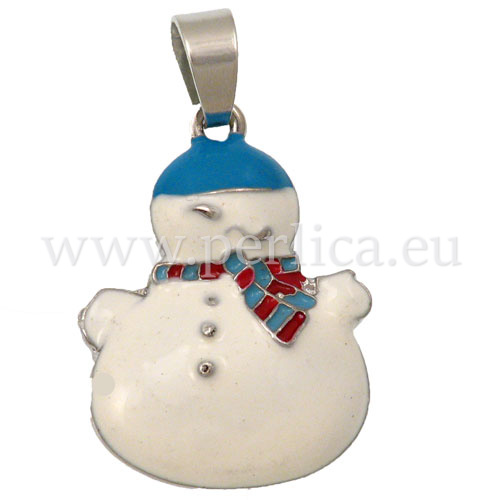 Privjesak "Snješko" 25x18x3 mm, 1 kom, EM1