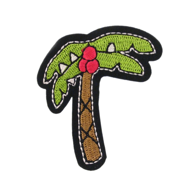 Tekstilna zakrpa Palma 6,5 x 5,5 cm, ZK2