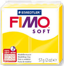 Fimo soft 56 gr 10 žuta