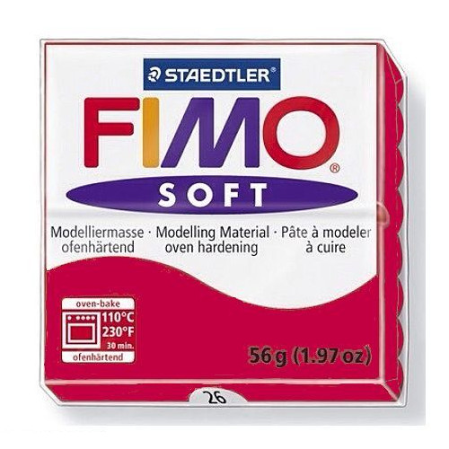 Fimo soft 56 gr 26 trešnja