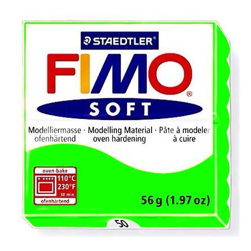 Fimo soft 56 gr 50 zelena jabuka