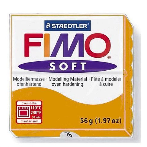 Fimo soft 56 gr 76 cognac