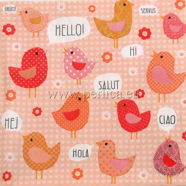 Salveta Hello Ciao Salut PT16