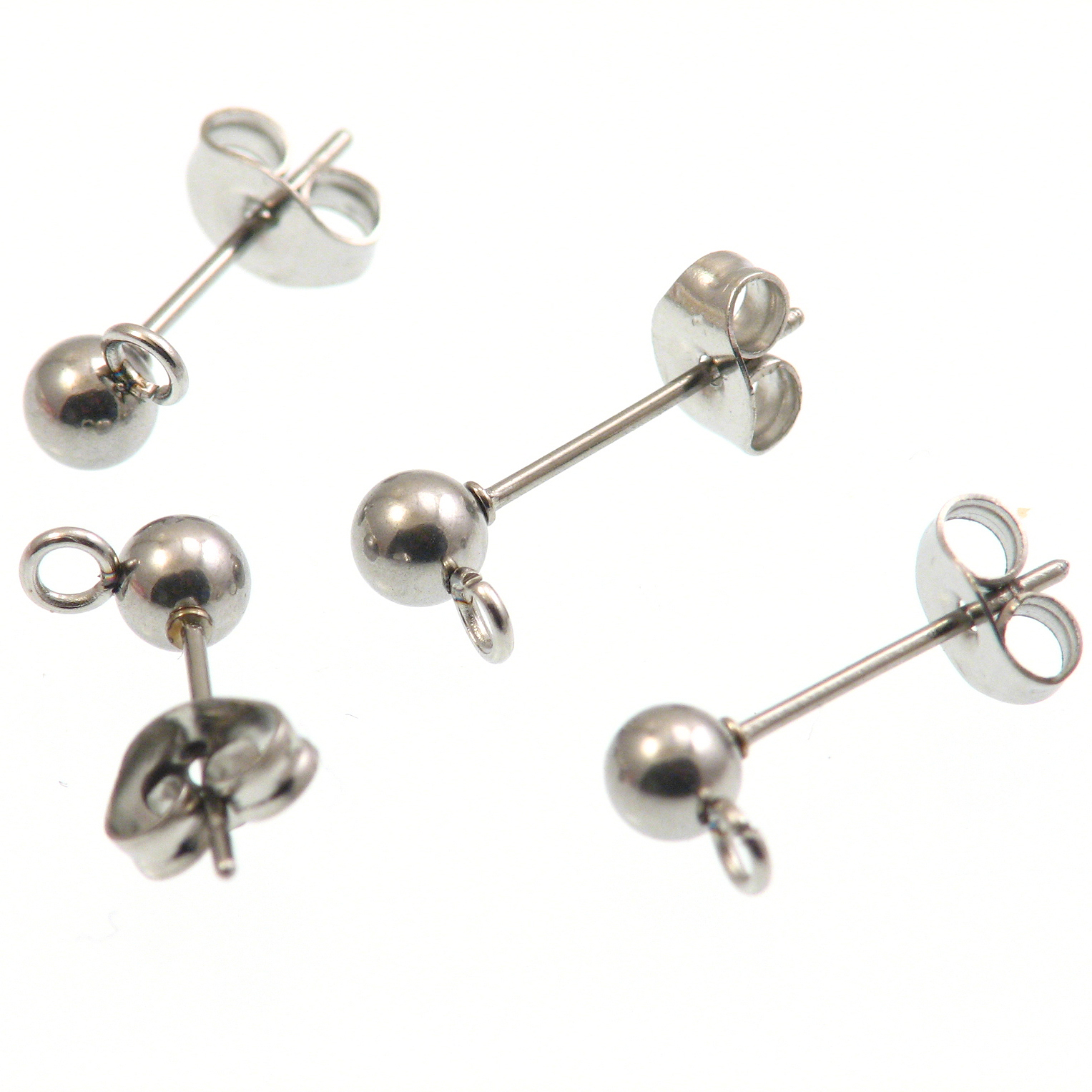 Kopča za naušnice vel. 16x4 mm SS304 4 kom, SS18