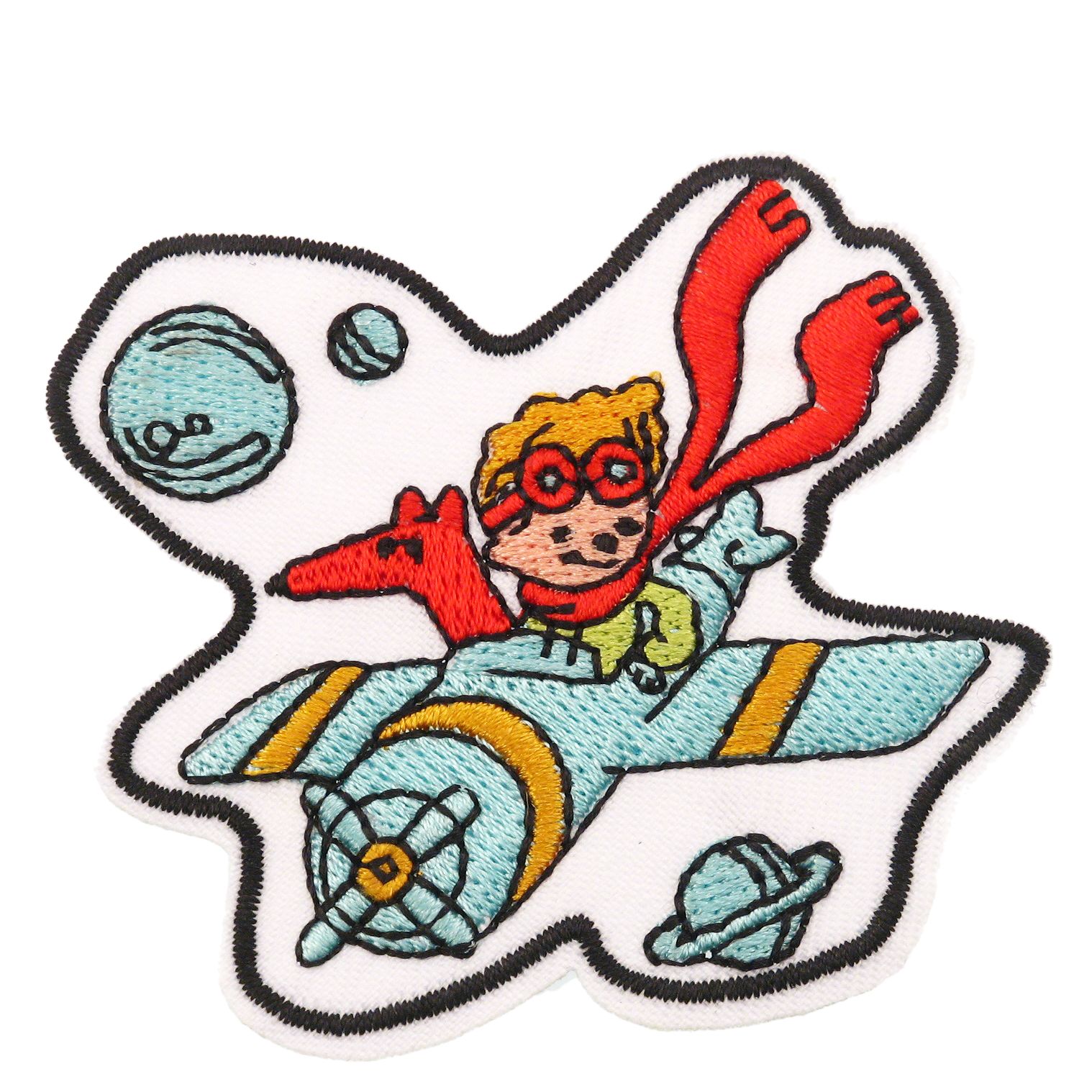 Tekstilna zakrpa Le Petit Prince vel  6,9x7,0cm, ZK7