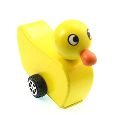 Drvena igračka "Patka na kotačima"