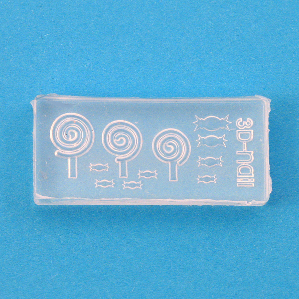 Kalup silikonski Nail Art Lilihip 20x40x6 mm, KAL51