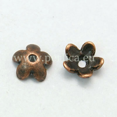 Kapica za perlice 6,5 mm, ant.bakar, 30 kom, MD33