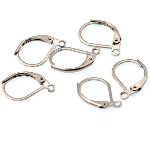 Kopča za naušnice SS304, 15x10x0,7mm, 8 kom, SS18