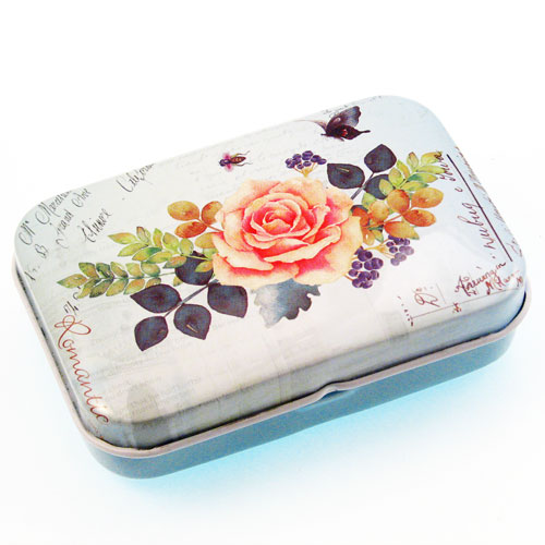 Kutijica limena "Elenore rose" 8x5,5x2,3 cm