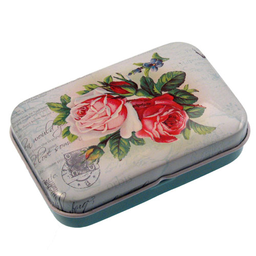 Kutijica limena "Green box" 8x5,5x2,3 cm