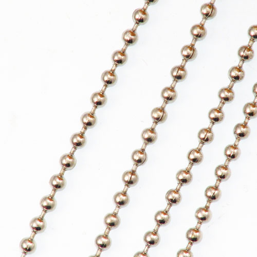 Lanac ball 1,5 mm, boja: platina , 1 metar, , L2