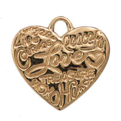 Privjesak srce 23x24x2 mm G2