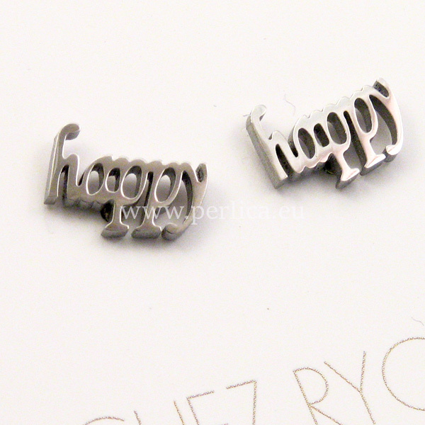 Naušnice inox SS304 "Happy"